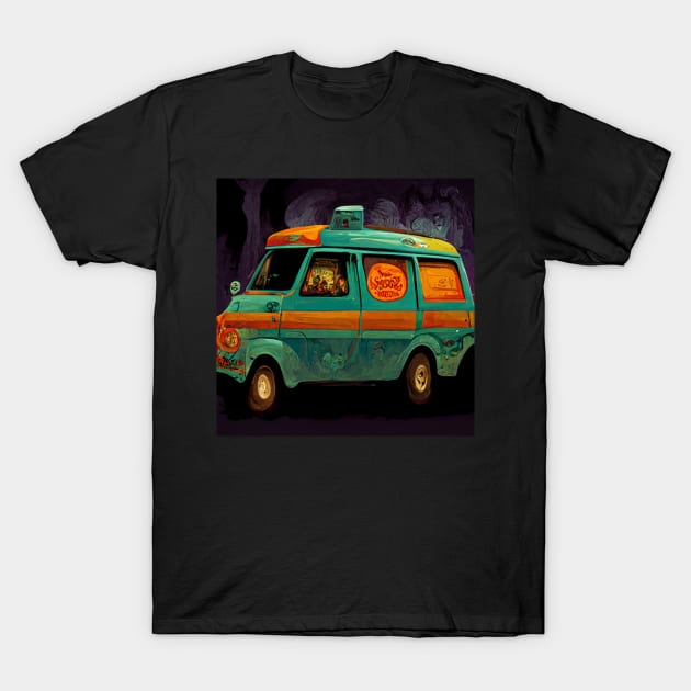 Groovy travel van for solving crimes? T-Shirt by Liana Campbell